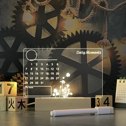 Kreative LED Notiztafel